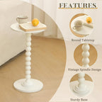 Fultyle Round Side Table, Small Drink Table - Image 5