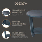 COZAYH Rustic Farmhouse End Table - Image 5
