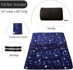 MAXYOYO Navy Starry Sky Japanese Futon Mattress, Tatami Floor Mat, Portable - Image 3