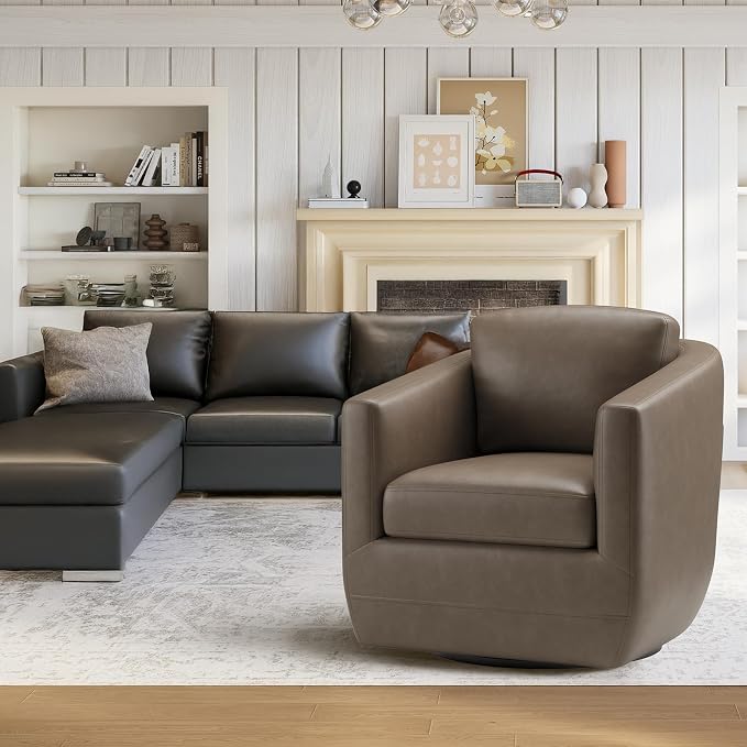 COLAMY 360° Swivel Accent Chair - Image 7