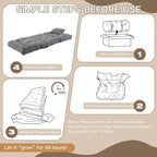 Folding Sofa Bed, Convertible Sleeper Chair - Image 8
