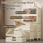 5-Tier Foldable Storage Cabinet - Image 4