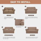 Easy-Going 100% Waterproof Chair Couch Cover, Stretch Jacquard Sofa Cover | - Image 5