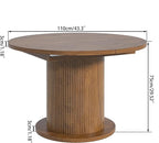 43.3 inch 59 inch Adjustable Size Round Dining Table - Image 9