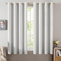 MIULEE 100% Blackout Linen Curtains by MIULEE