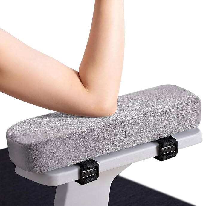 Smiry Ergonomic Office Chair Armrest Pads, Memory Foam Arm Rest Covers by Smiry