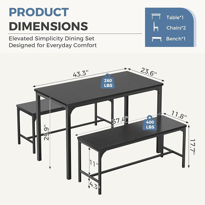 DUMOS Dining Table Set, Dining Table - Image 2