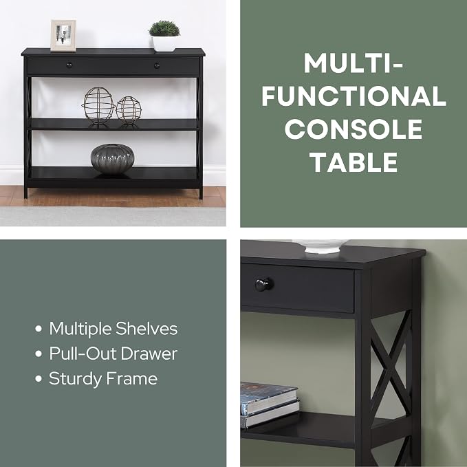 Convenience Concepts Oxford 1-Drawer Console Table 39.5" - Image 4