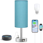 Fenmzee Turquoise Nightstand Table Lamp - Image 6