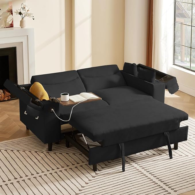 Auvsoce 66.4" Loveseat Sofa, Modern Couches by Unknown