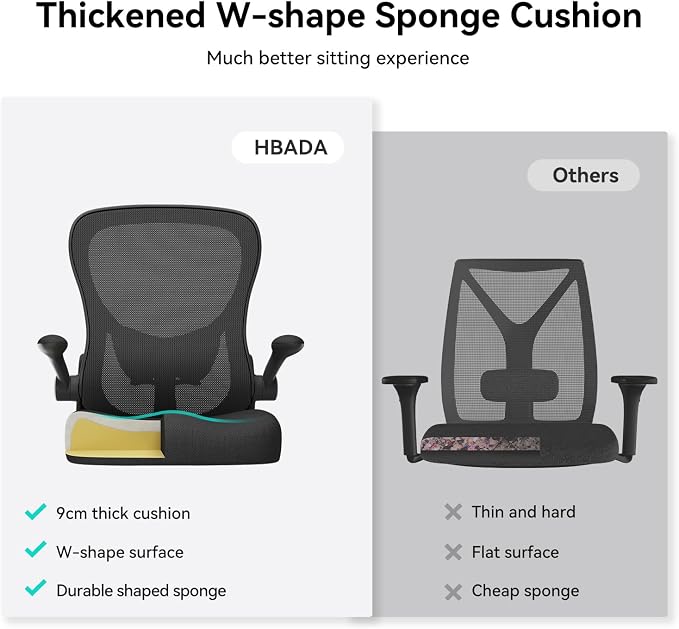 Hbada Office Chair Ergonomic Desk Chair, Office Chairs - Image 5