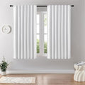 Joydeco Faux Linen Blackout Curtains by JOYDECO