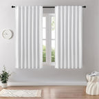 Joydeco Faux Linen Blackout Curtains by JOYDECO