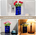 Puransen Blue Book-Shaped Vase for Flowers - Image 6