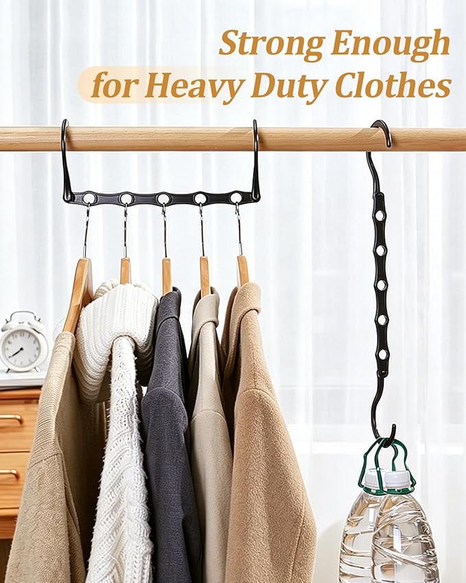 AMKUFO Hangers-Space-Saving 16 Pack Space-Saver, Plastic Magic Hangers - Image 5
