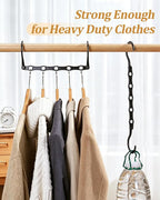 AMKUFO Hangers-Space-Saving 8 Pack Space-Saver, College-Dorm-Room-Essentials - Image 6