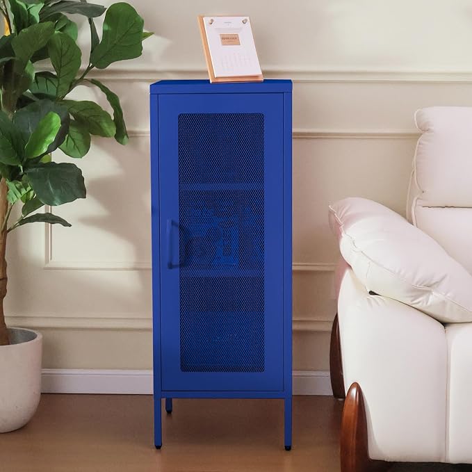 Slim Metal Storage Cabinet - Image 2
