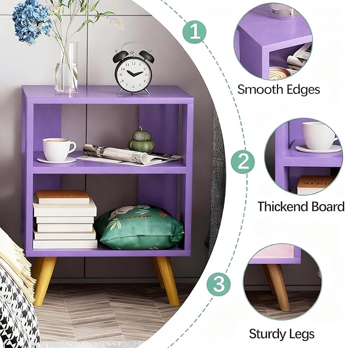 Aenuert Night Stand, Modern End Table - Image 6