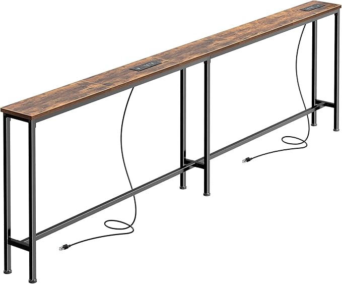 SUPERJARE 79 Inch Sofa Table by SUPERJARE