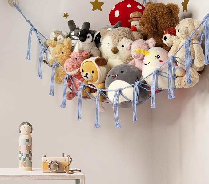 mirolam Stuffed Animal Storage Hammock Large Toy Hammock Net - Image 2