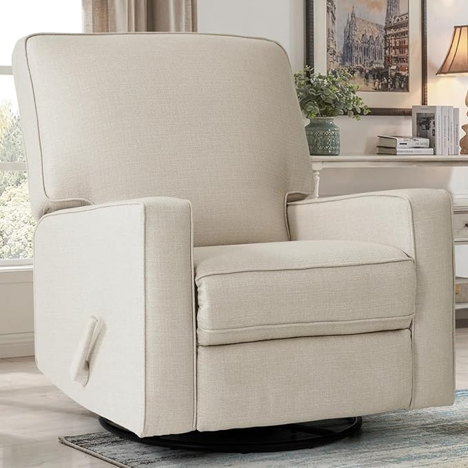 Harkawon Swivel Rocker Recliner Chair, Glider Rocker Recliner, Rocking Chair by Harkawon