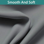 Yakamok Grey Blackout Curtains 84 Inches Long - Image 7