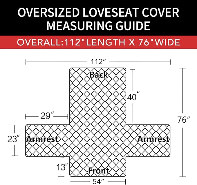 Easy-Going Reversible Couch Cover, 2 Cushion Sofa, Army Green/Beige | Oversized - Image 6
