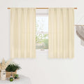 Light Filtering Beige Linen Curtains by LAMIT