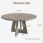GAOMON 47 Inch Round Dining Table - Image 7
