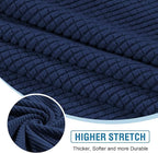 H.VERSAILTEX Sectional Couch Covers 4 Pieces Sofa Seat Cushion Covers L Shape - Image 5