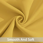 Yakamok Mustard Yellow Room Darkening Curtains 84 inch Sliding Door Drapes | 1 - Image 5
