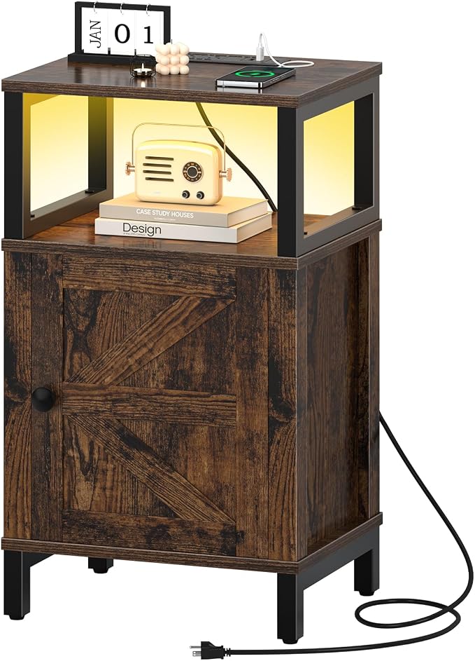 Yoobure Farmhouse NightStand by Yoobure