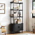 ONBRILL 71" Tall Bookshelf, 4-Tier Book Shelf by ONBRILL