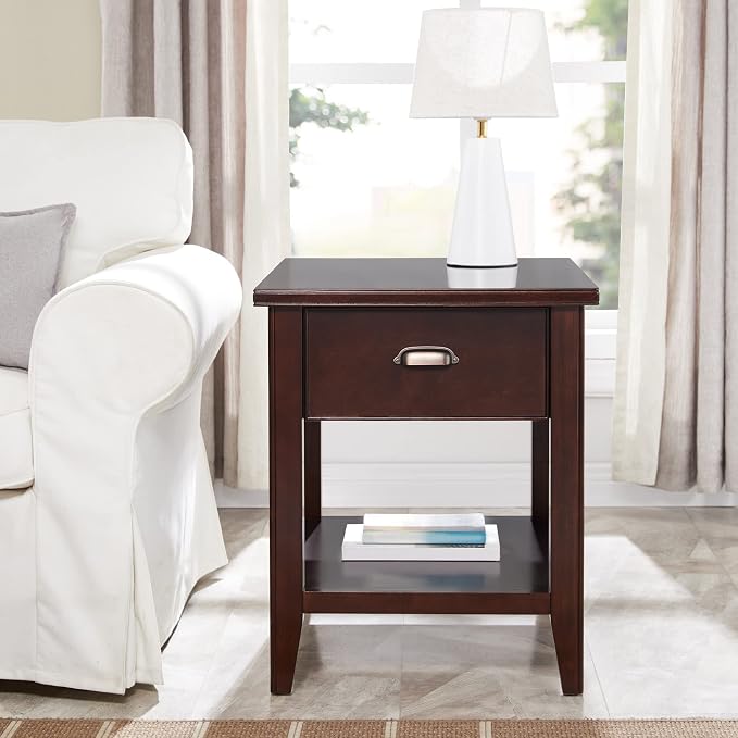 Leick Home Laurent Solid Wood Side Table - Image 4