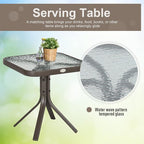 Outsunny 3 Piece Outdoor Glider Chair - Image 5