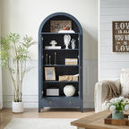 RowyPoey Farmhouse Arched Cabinet - Image 4