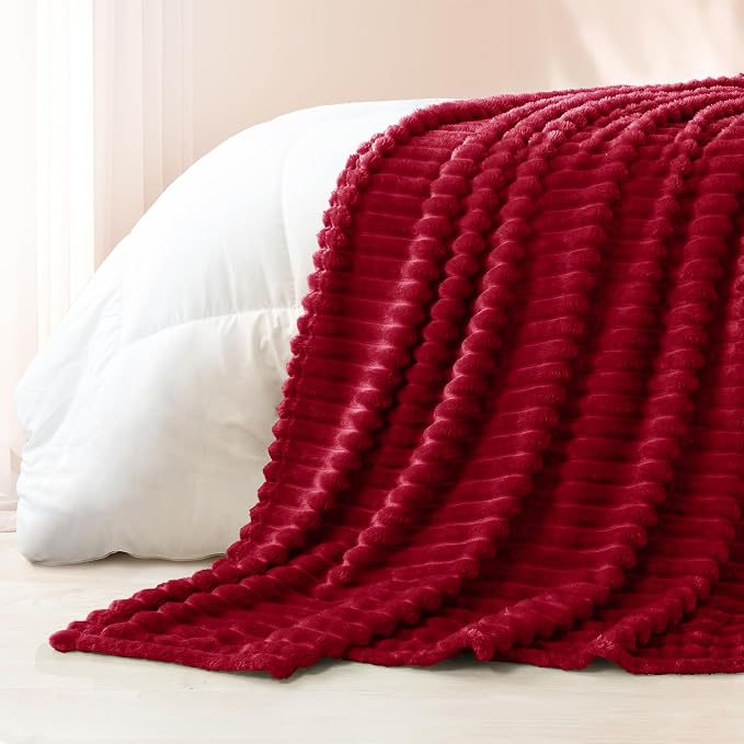 Exclusivo Mezcla Striped King Size Fleece Blanket - Image 6