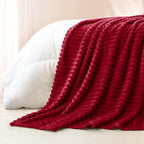 Exclusivo Mezcla Striped King Size Fleece Blanket - Image 6