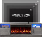Lemberi Fireplace tv Stand - Image 7