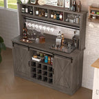 4ever2buy Farmhouse Coffee Bar Cabinet - Image 3