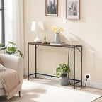 MAHANCRIS Console Table, Narrow Sofa Table, 43.3” Entrance Table - Image 4