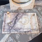 Real Luxurious Vanity Tray Natural Genuine Marble Storage Tray - Image 5