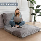 MAXYOYO Folding Sofa Bed, Floor Sofa Convertible Sleeper Chair - Image 3