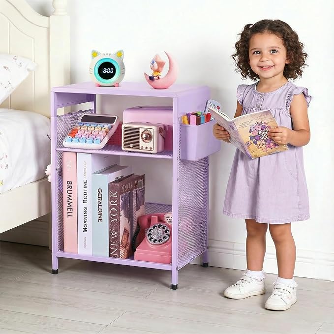 ECOLOVI Kids Nightstand 19in High by ECOLOVI