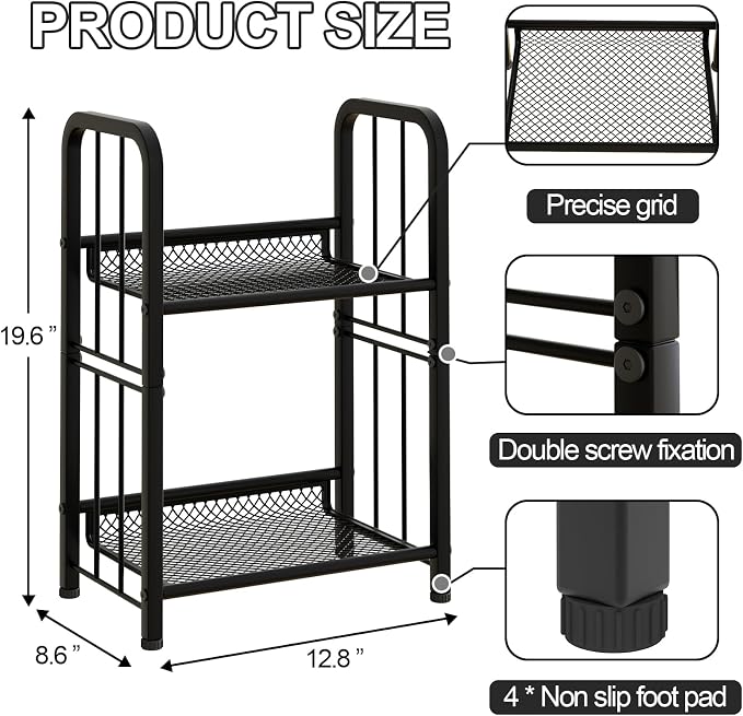 Bookshelf Storage Shelf Bookcase Freestanding Storage Stand - Image 3