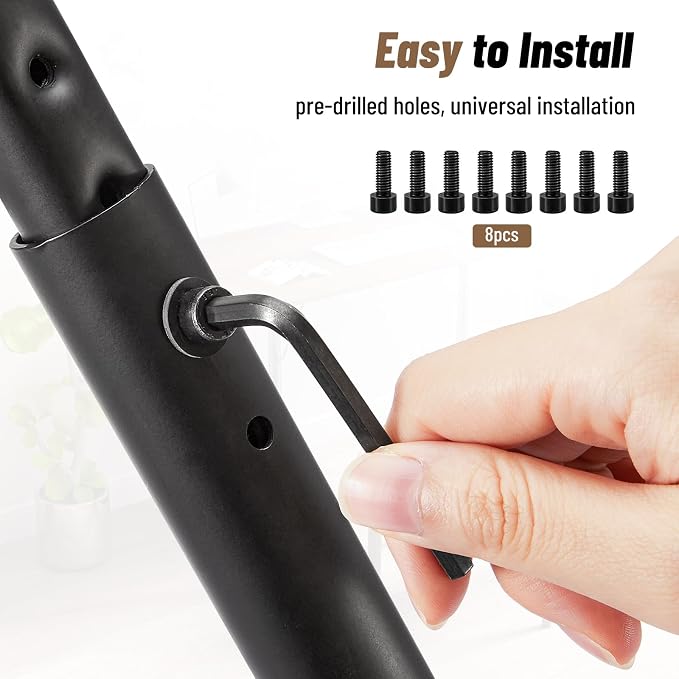Adjustable Table Legs 19-30 Inch, Heavy Duty Steel Furniture Legs - Image 5