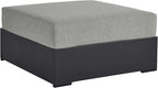 Modway Tahoe Aluminum Ottoman Gray by Modway