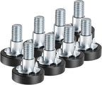1/4" Thread Leveling Feet, Adjustable Furniture Feet Threaded Screw in by Celuisiva