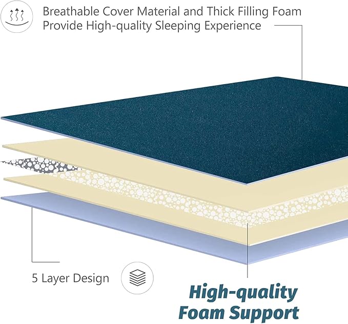 MAXYOYO Japanese Floor Mattress Futon Mattress, Thicken Sleeping Pad Foldable - Image 8