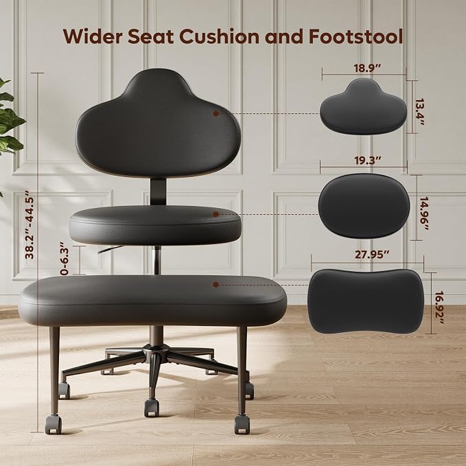 Pinmoco Cross Legged Office Chair - Image 2